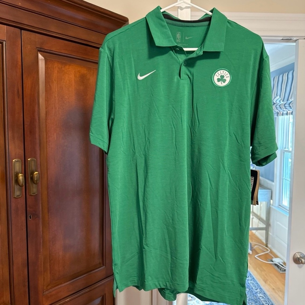 Nike Green Polo with Emblem